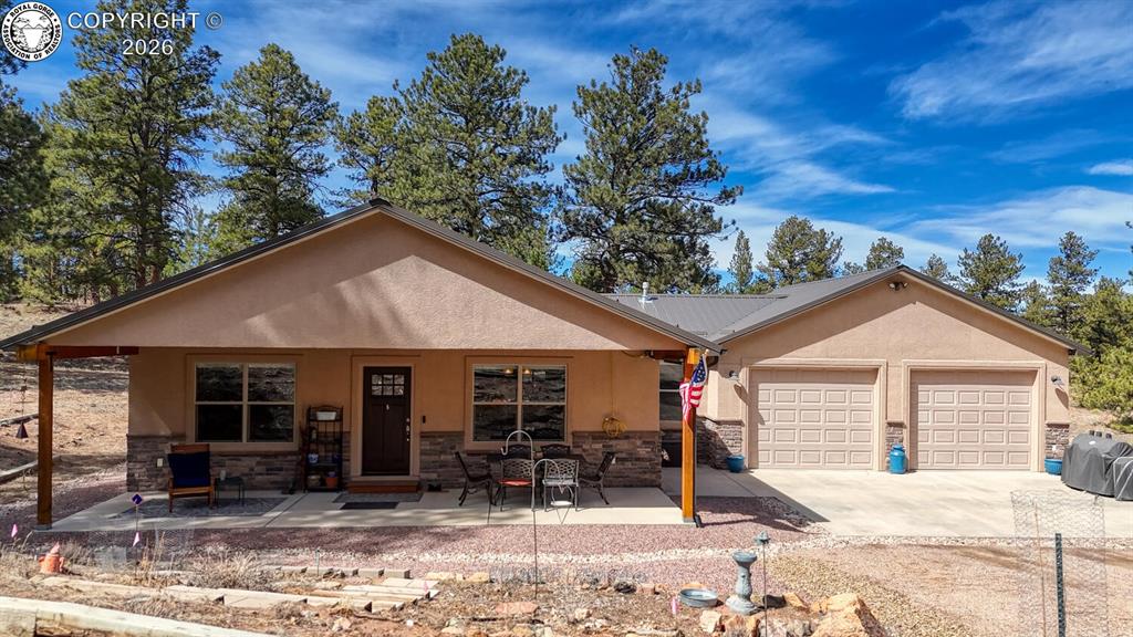 Caption: Front of Structure