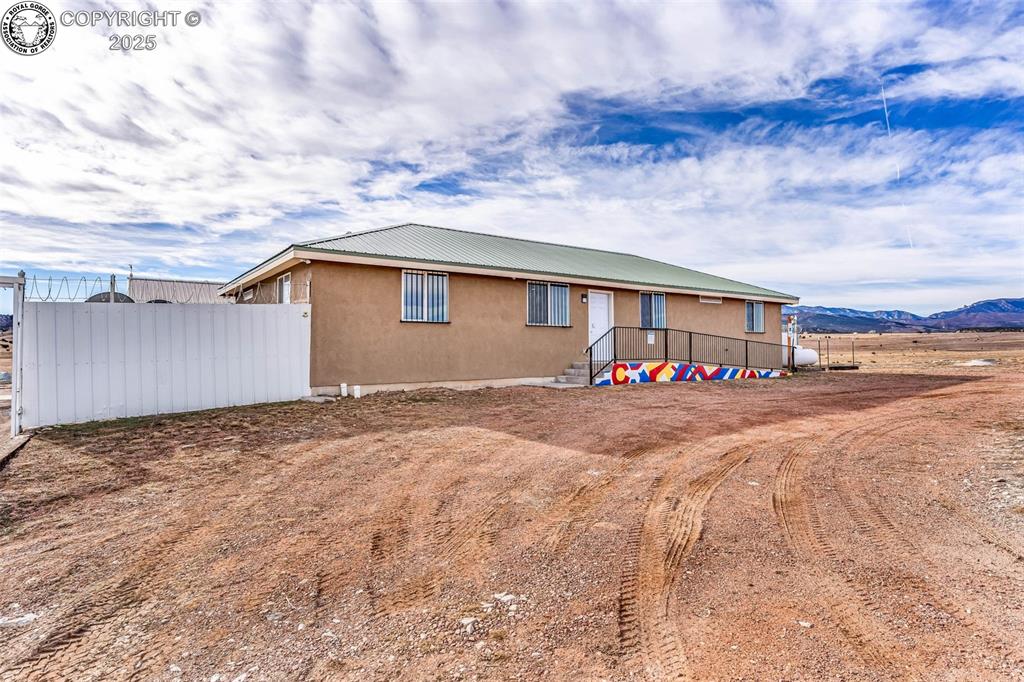 Caption: Front of Structure