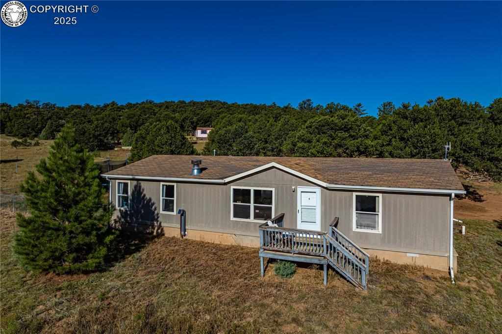 Caption: Front of Structure