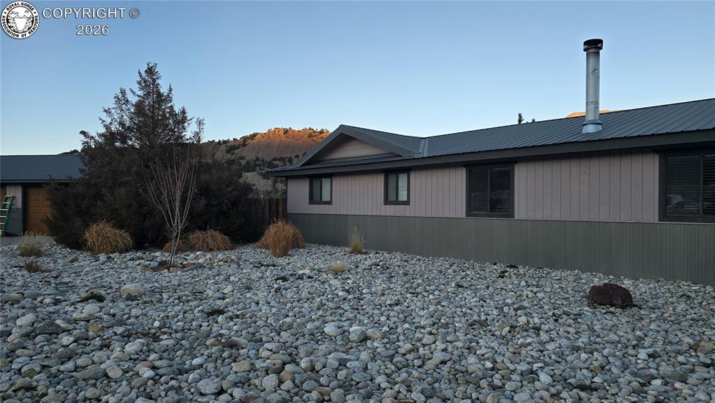 Caption: Front of Structure