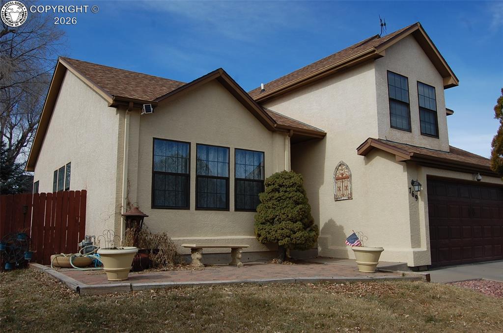 Caption: Front of Structure