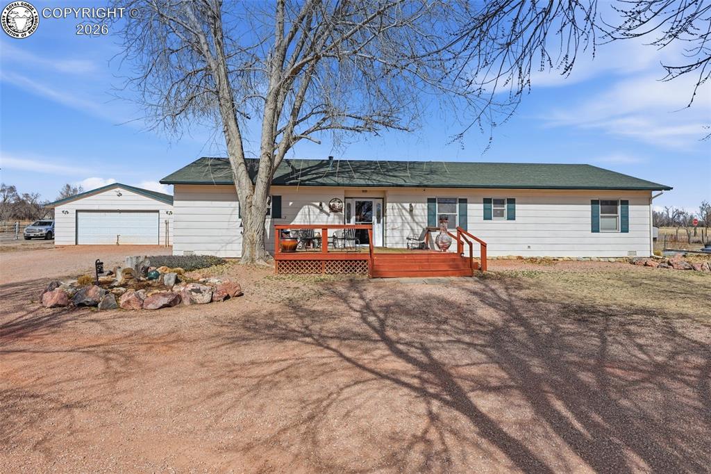 Caption: Front of Structure