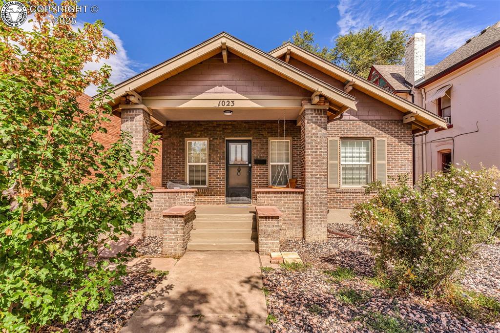 Caption: Front of Structure