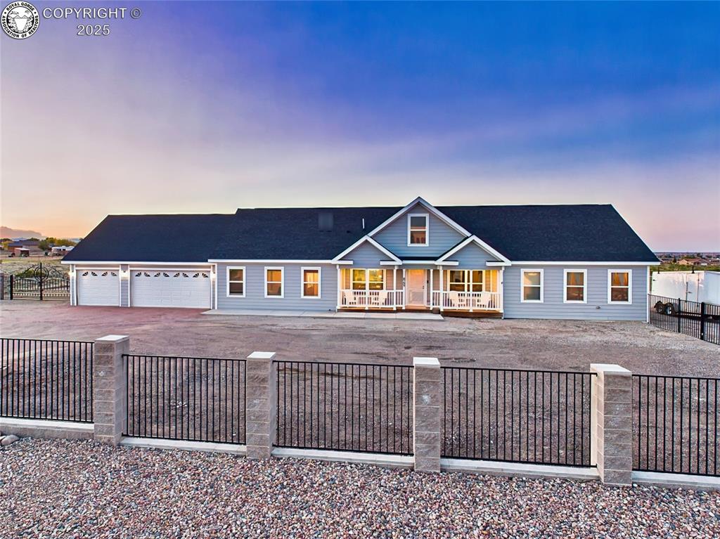 Caption: Front of Structure