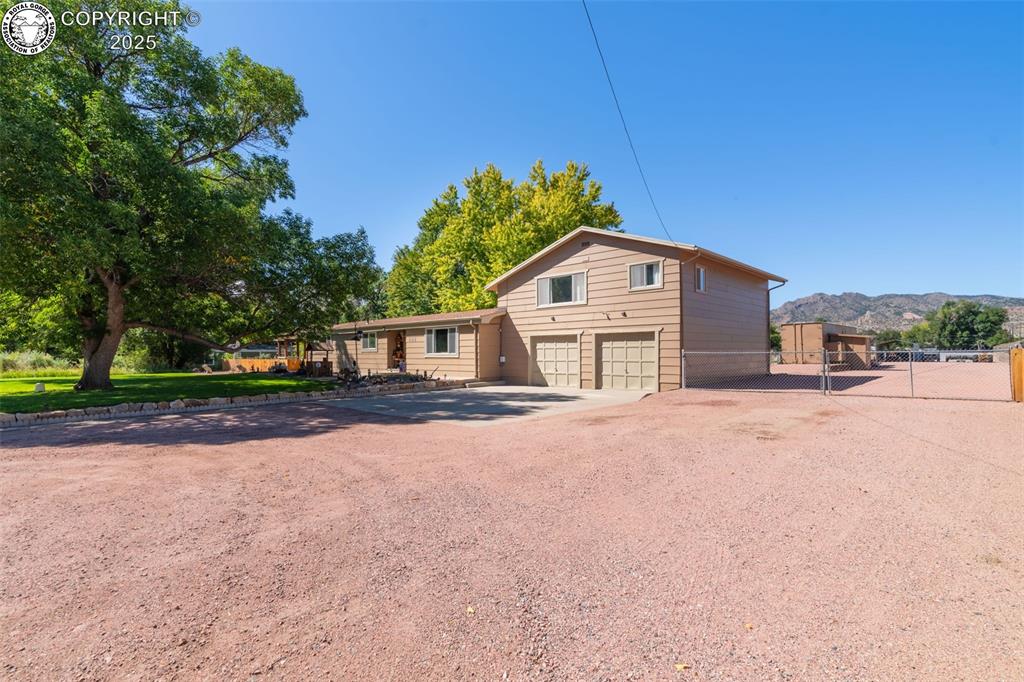 Caption: Front of Structure