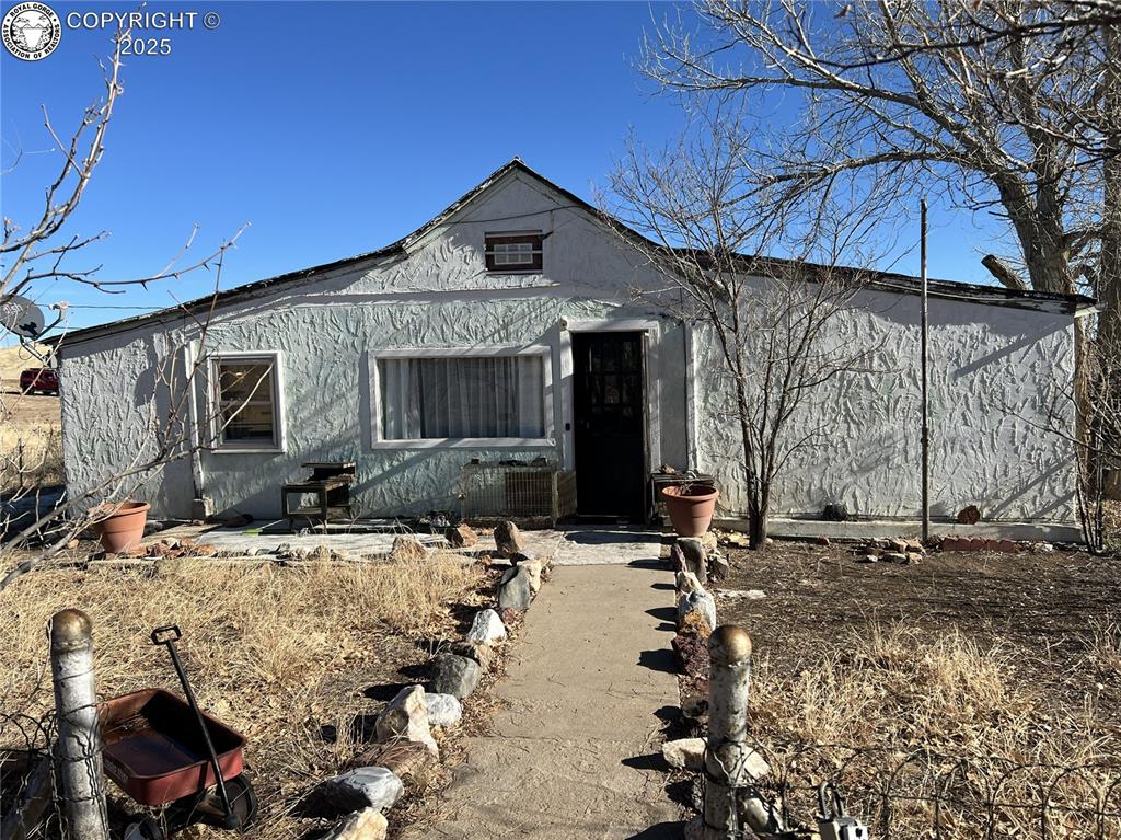 Caption: Front of Structure