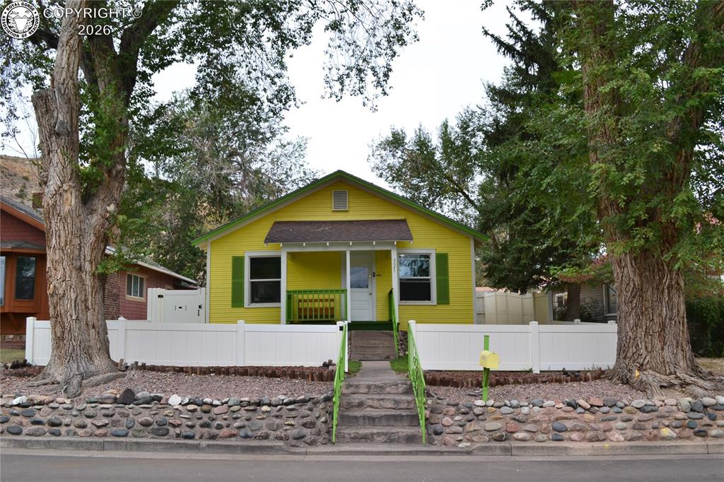 Caption: Front of Structure