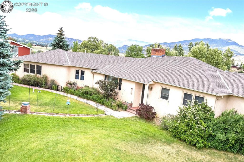 Caption: Front of Structure