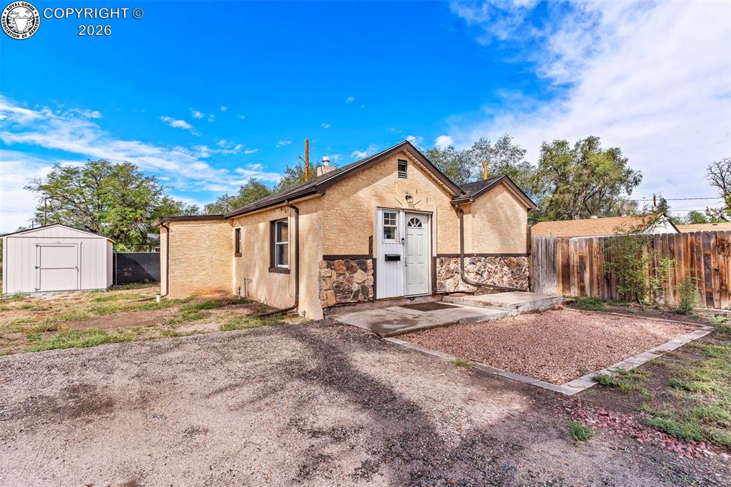 Caption: Front of the Home
