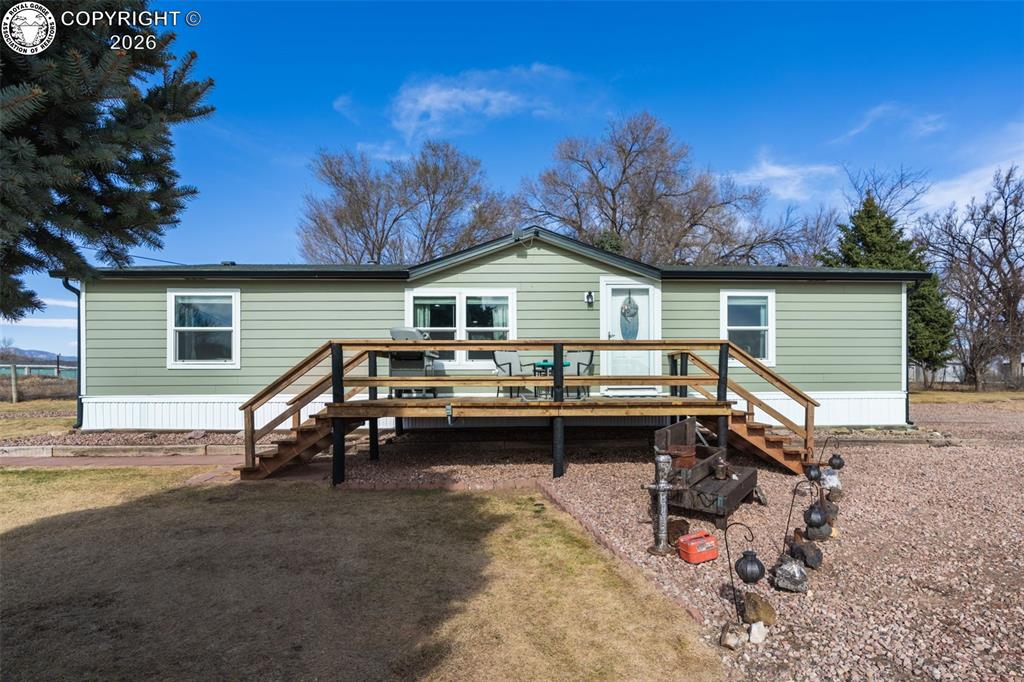 Caption: Front of Structure