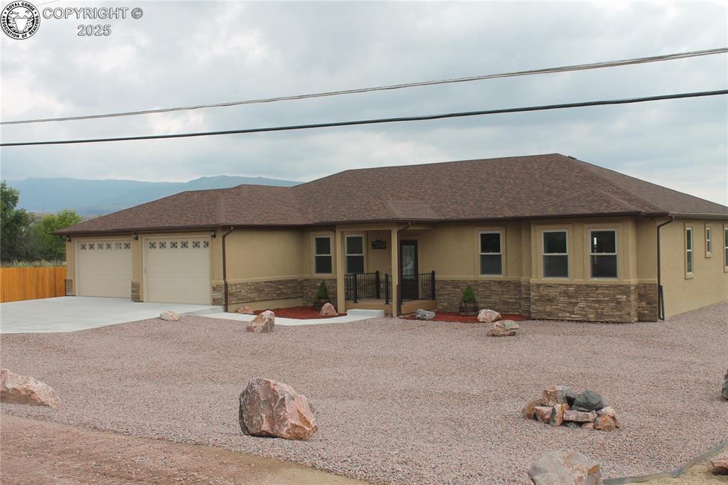 Caption: Front of Structure