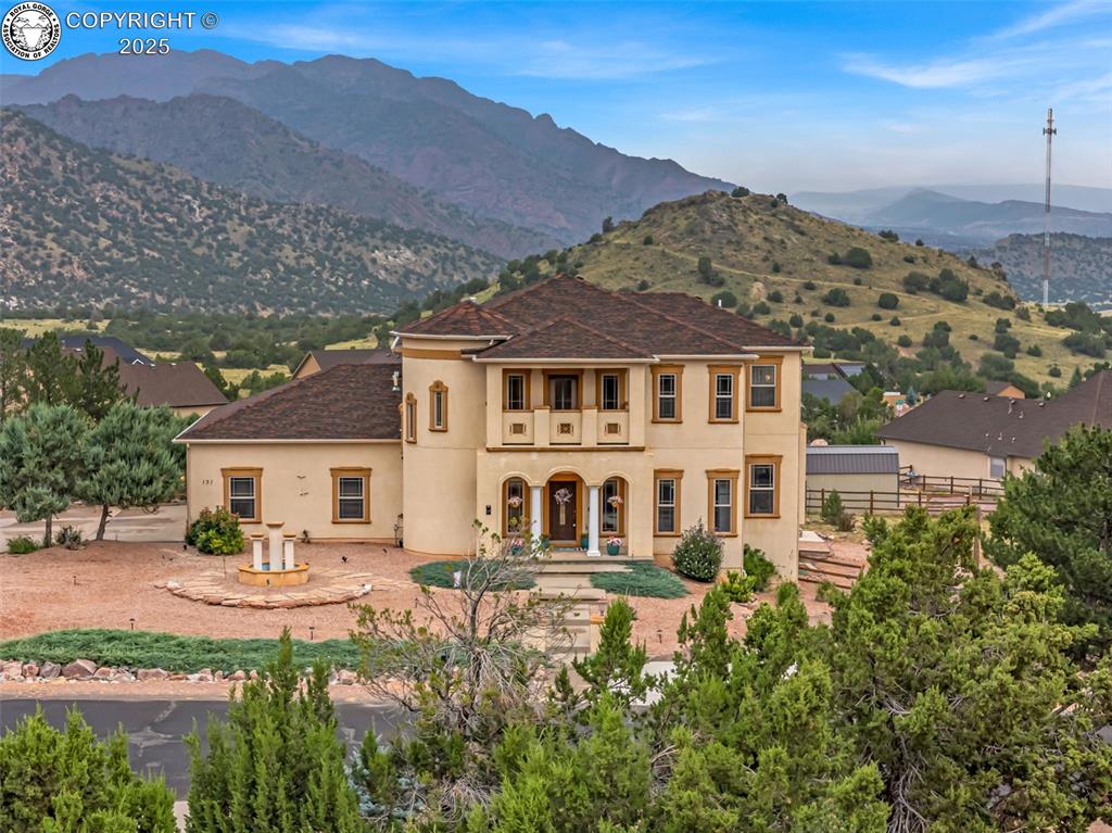 Caption: Front of Structure