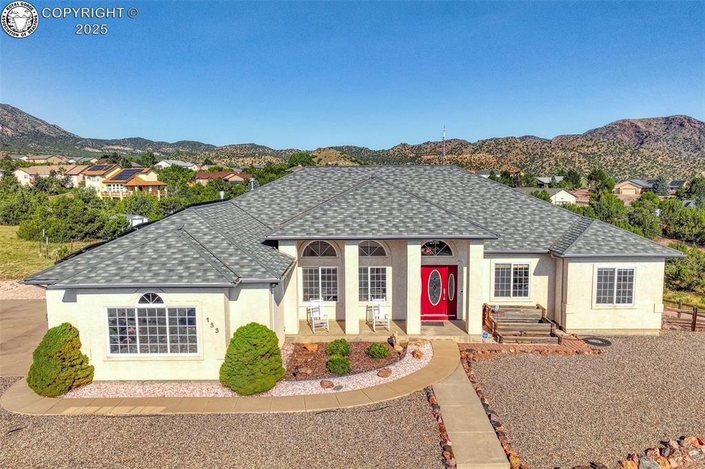 Caption: Front of Structure