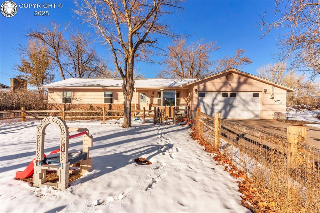 Caption: Front of Structure