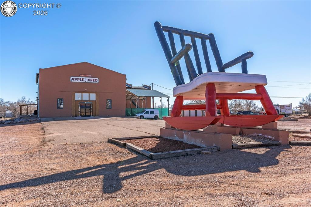 Caption: Welcome to the Historical Apple Shed!