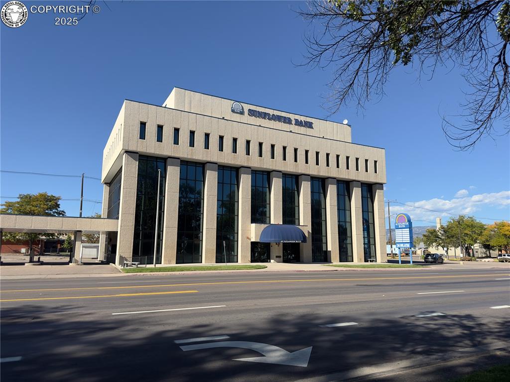 Caption: View of building exterior