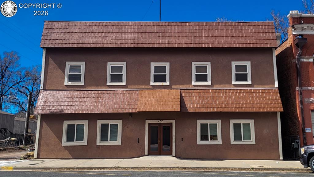 Caption: Front of Structure