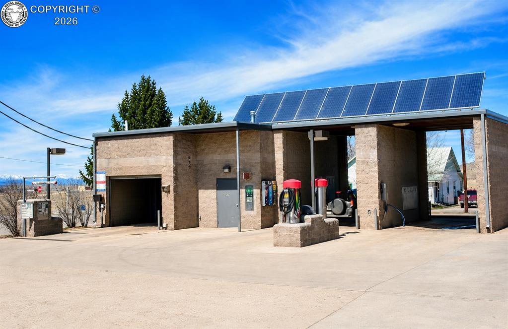 Caption: Front of Structure