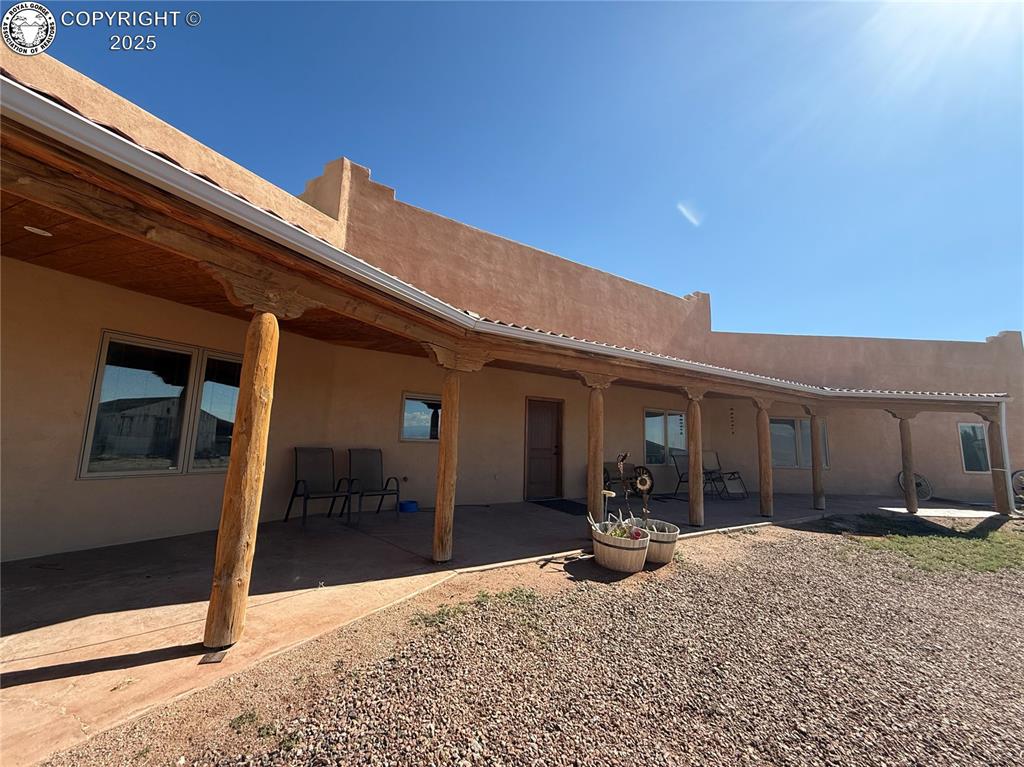 Caption: Back of Structure