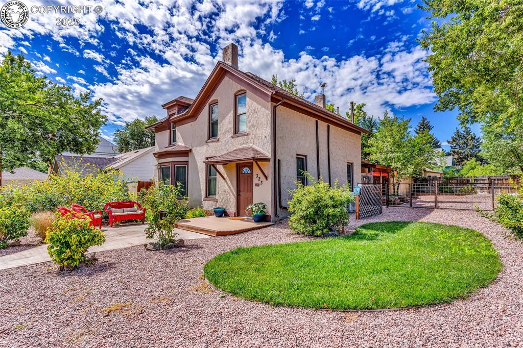 Caption: Back of Structure