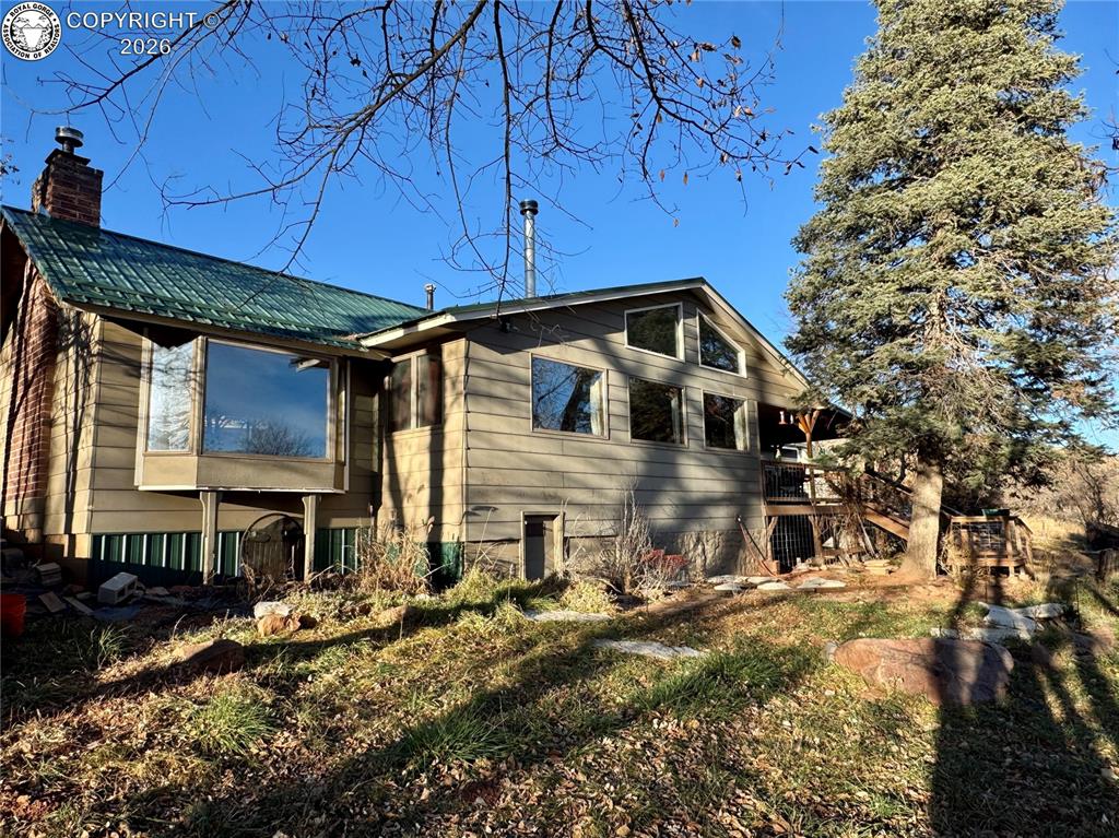 Caption: Front of Structure