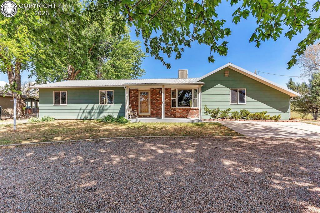 Caption: Front of Structure