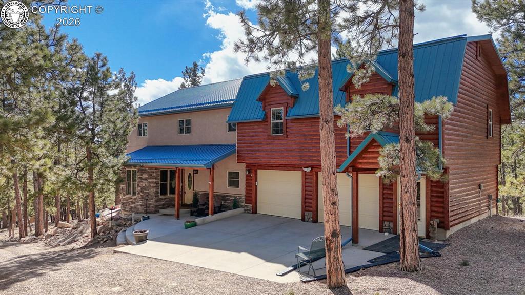 Caption: Front of Structure