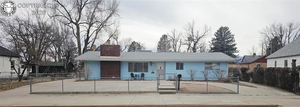 Caption: Front of Structure