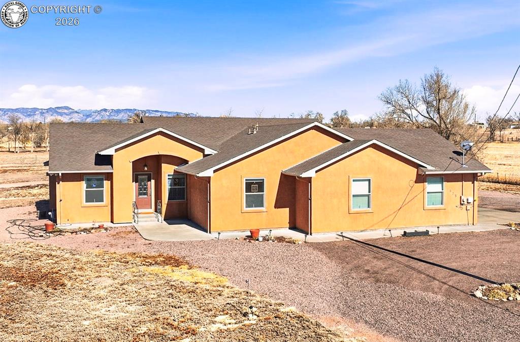 Caption: Front of Structure