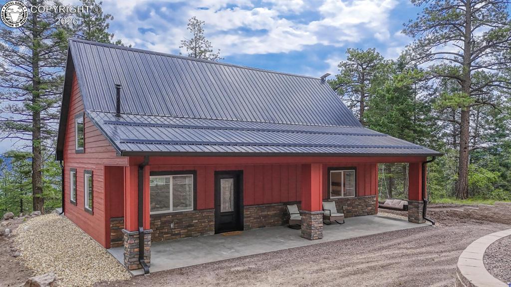 Caption: Front of Structure