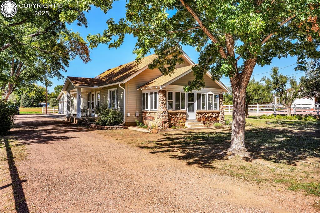 Caption: Front of Structure