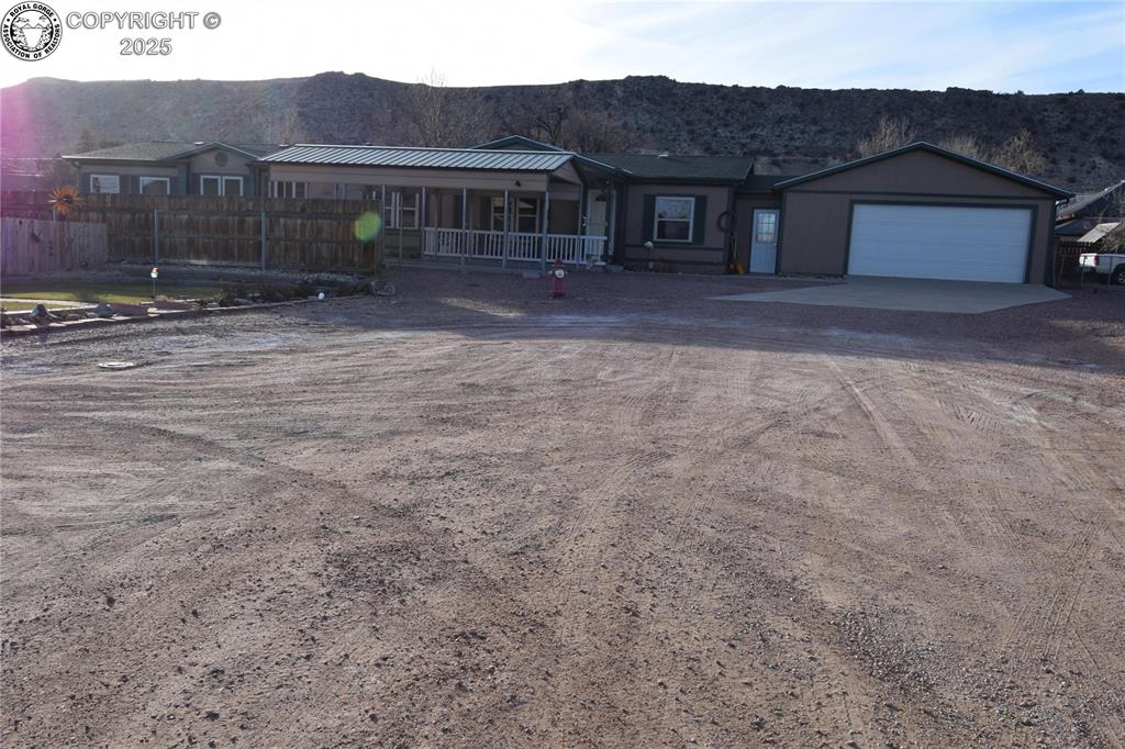 Caption: Front of Structure