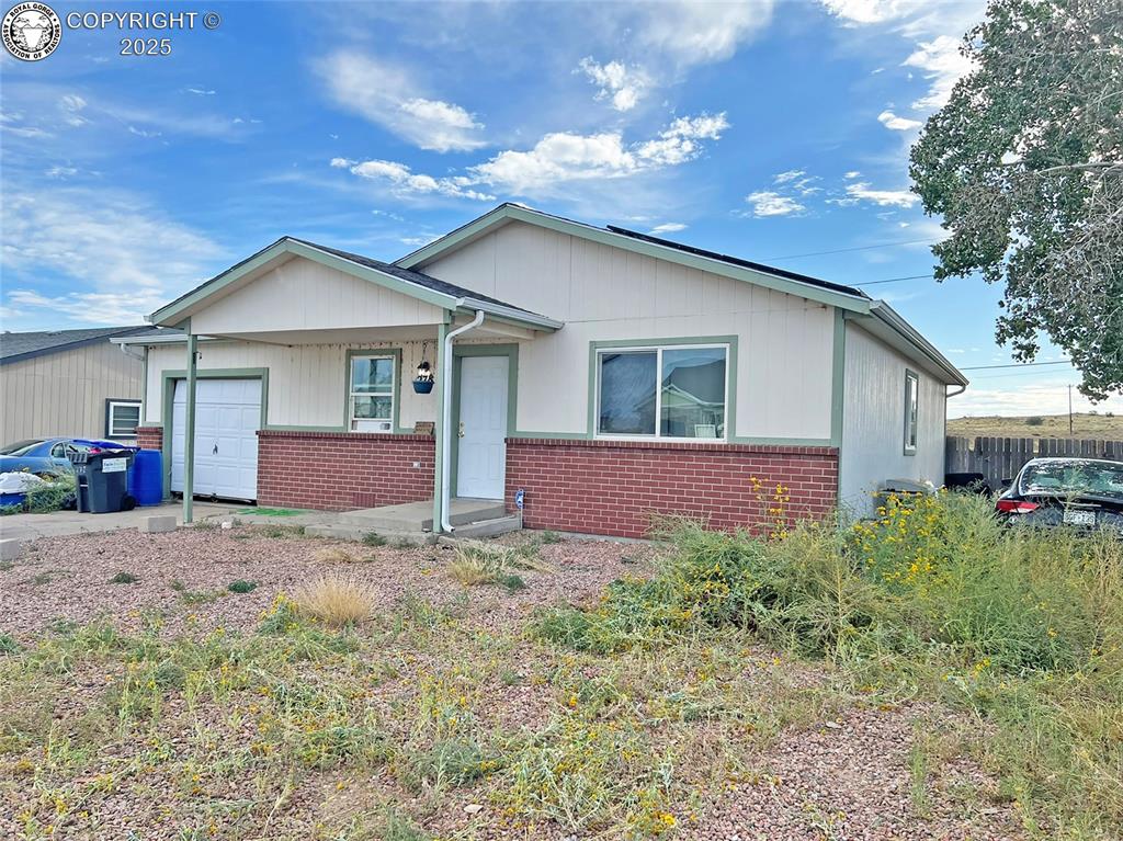 Caption: Front of Structure