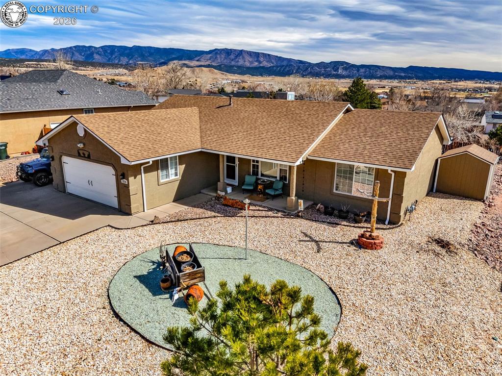 Caption: Front of Structure