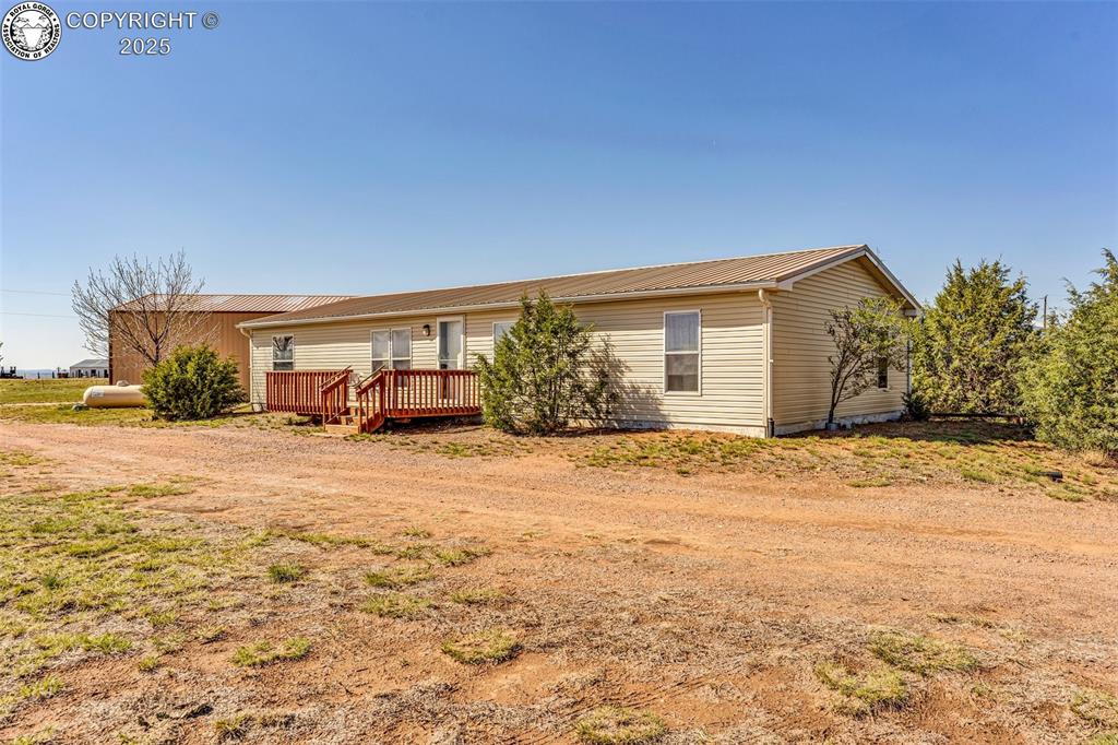 Caption: Front of Structure