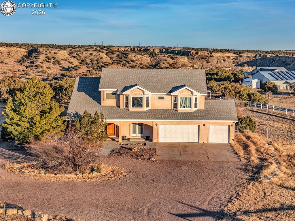 Caption: Front of Structure