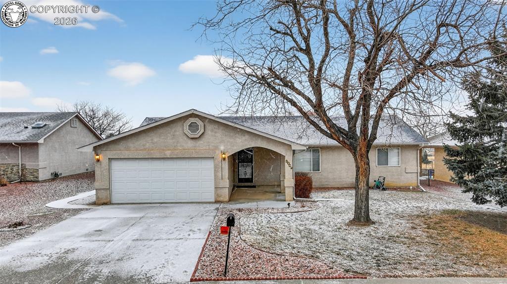 Caption: Front of Structure