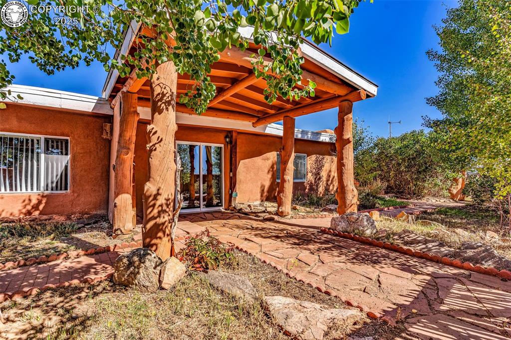 Caption: Back of Structure