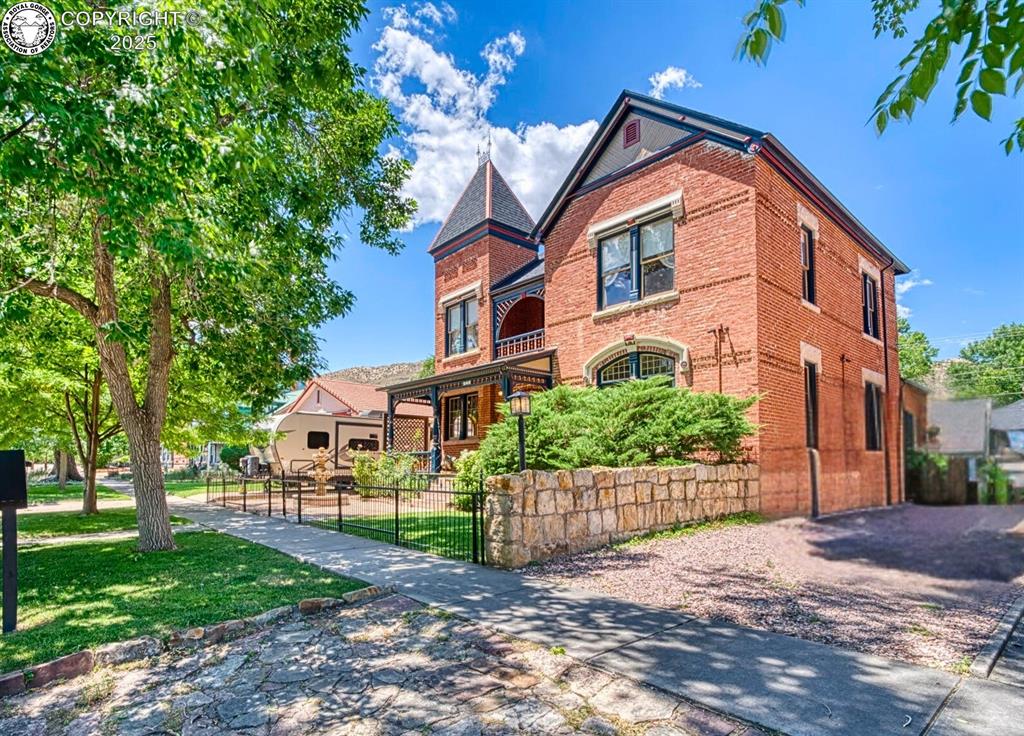 Caption: Front of Structure