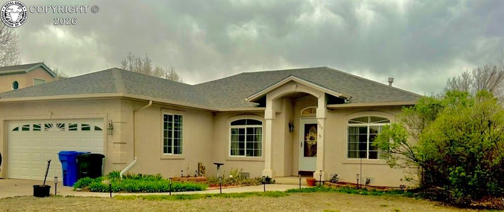 Caption: Front of Structure