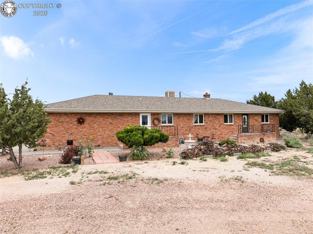 Caption: Front of Structure