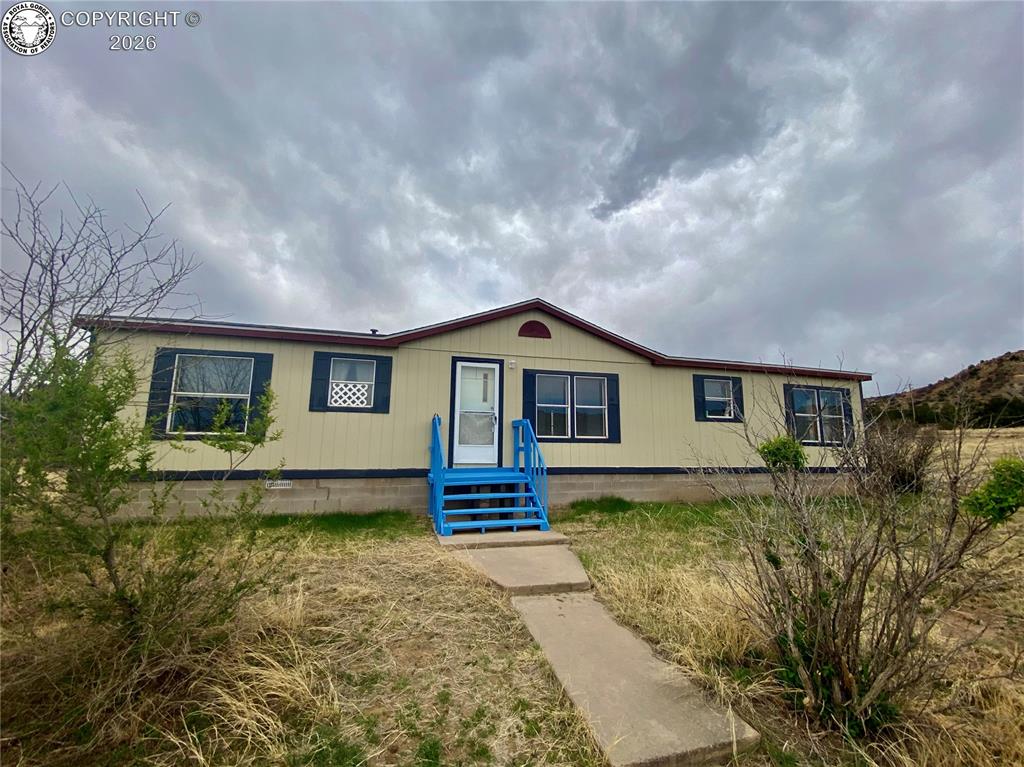 Caption: Front of Structure