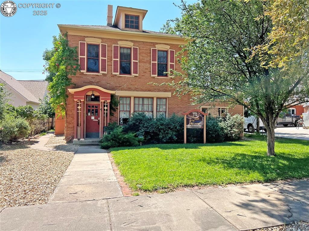 Caption: Front of Structure