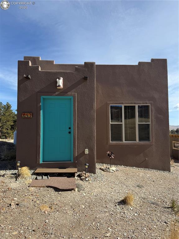 Caption: Front of Structure