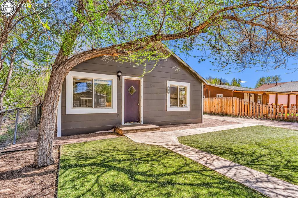 Caption: Front of Structure