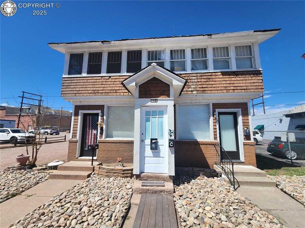 Caption: Front of Structure