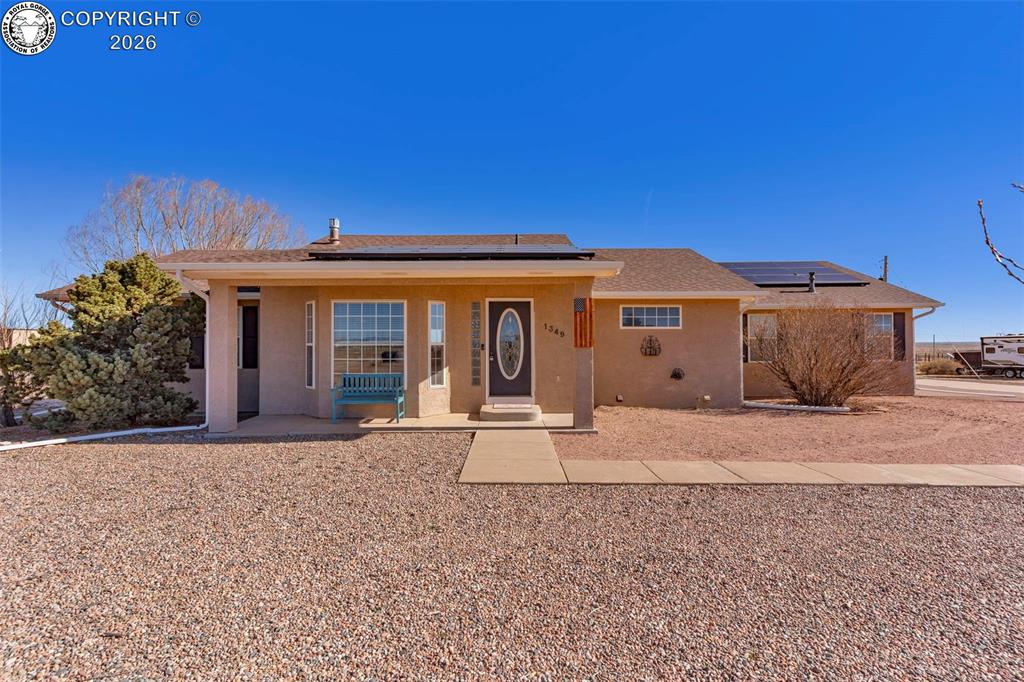 Caption: Front of Structure