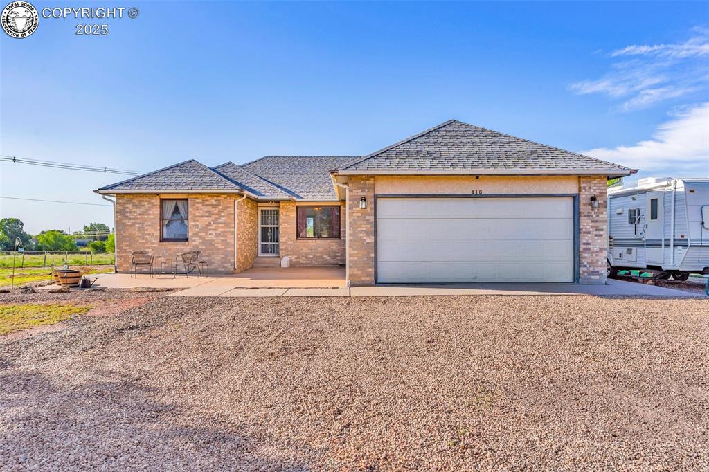 Caption: Front of Structure