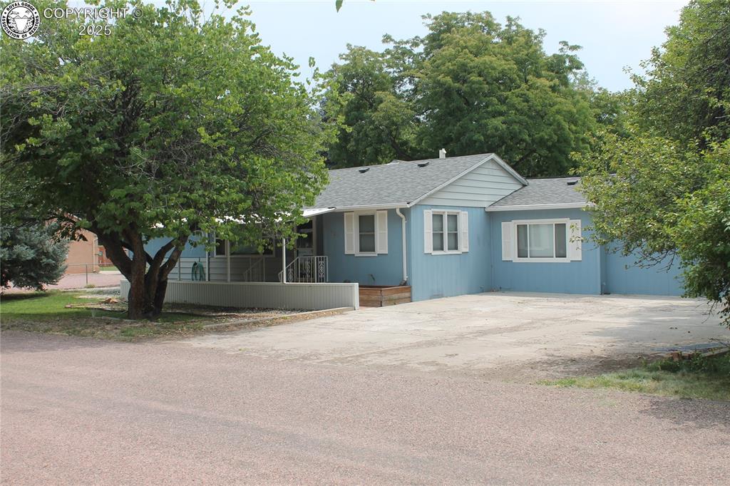 Caption: Front of Structure