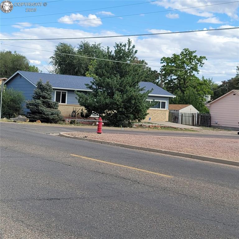 Caption: Front of Structure